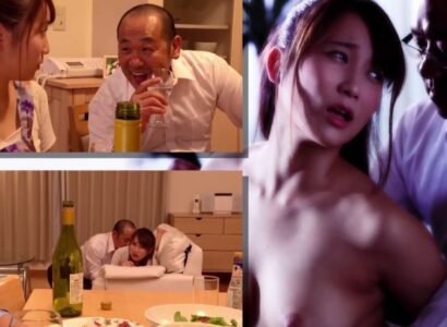 Anh chồng nhu nhược để cho sếp mặc sức địt vợ mình