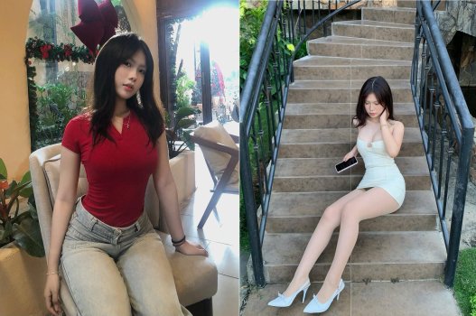 Quyến rũ như người mẫu nữ sinh chân dài tỏa sáng