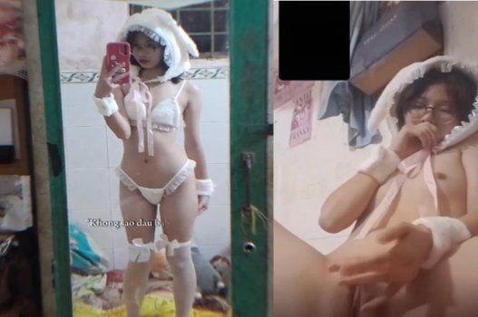 Thỏ hư dâm khao khát được anh xơi