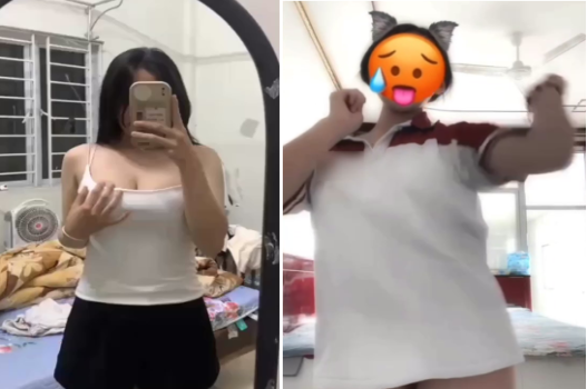 Video 18+ nữ sinh ngực lớn lắc lư